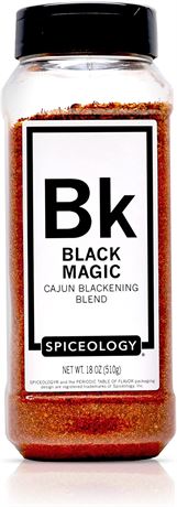 Spiceology - Black Magic - Cajun Blackening Spice Blend - Spicy Creole Dry Rub a