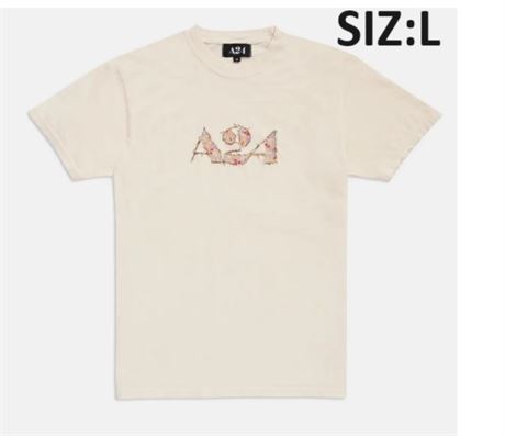SIZE:L May Queen Embroidered Logo Tee