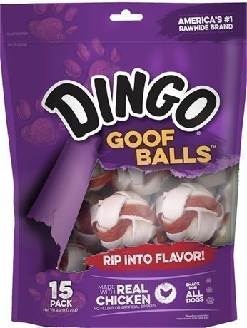 Dingo goof balls pack of 15 sealed package