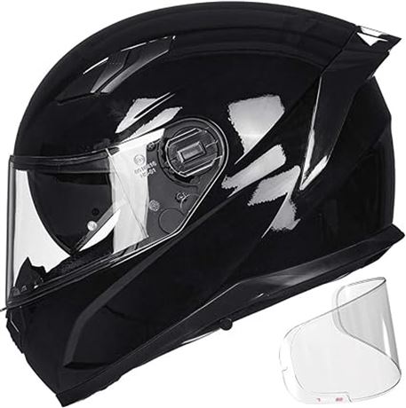 XLARGE - ILM Motorcycle Helmets Full Face with Anti-Fog Pinlock for Cascos para