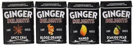 Big Sky Ginger Delights - Spiced Chai, Blood Orange, Mango, and D'Anjou Pear - V