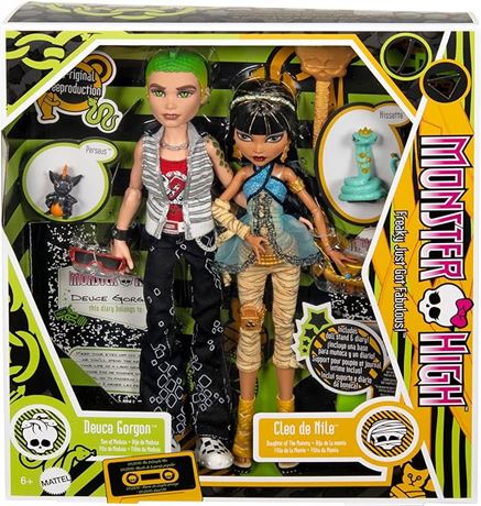 Monster High Booriginal Creeproduction Dolls Two-Pack, Cleo De Nile and Deuce
