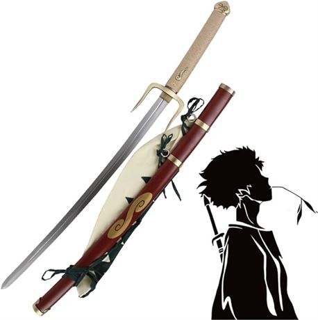 Yongli Sword Samurai Champloo Mugen's Typhoon Swell Sword GEN Japanese Anime Cos