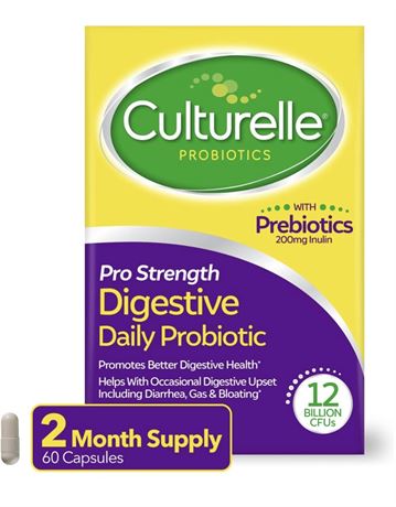 Culturelle Pro Strength Daily Probiotic, Digestive Health Capsules, Supports Occ