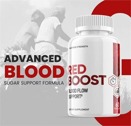 60 Capsules - RedBoost Blood Flow Support Dietary Supplement