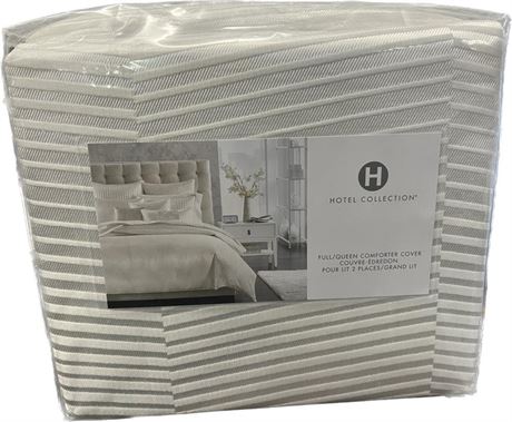FULL/QUEEN HOTEL COLLECTION CHANNELS COMFORTER COVER