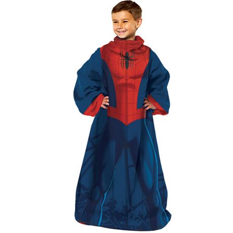 Marvel Spider-Man Comfy Throw Youth Size 48x48 100% Polyester Machine Wash 1 Eac