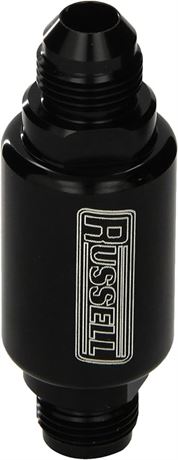 3.25" Long-Russell 650103 Black Competition Fuel Filter