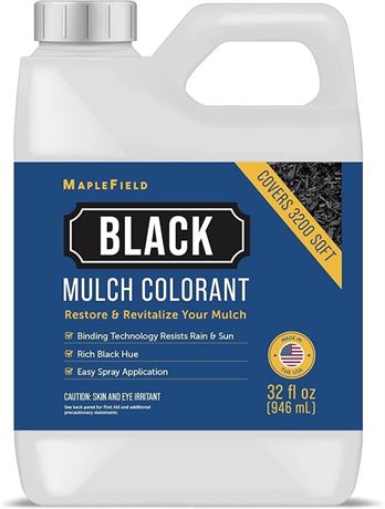 32oz Black Mulch Dye to Revive Your Landscape