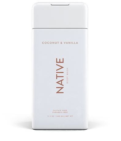 (2 Pack) Native Coconut &Vanilla Body Wash & Deodorant