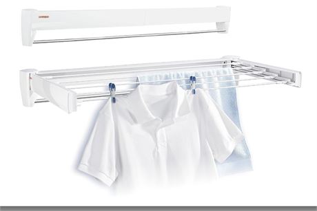 **ISSUES** Wall Mount Retractable Clothes Drying Rack