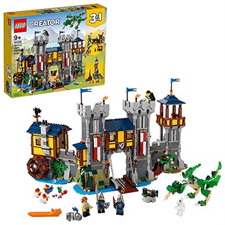 LEGO Creator 3in1 Medieval Castle 31120 Building Kit; Castle with M...