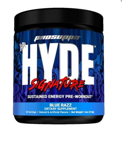 BB 7/1/2025 Mr. Hyde Signature Pre-Workout Blue Razz
