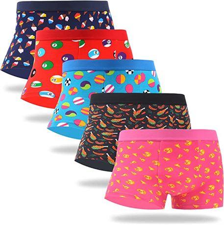 XXL -  WeciBor WeciBor Men's Cool Colorful Trunks Underwear Cotton Stretch