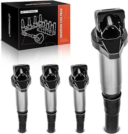 4 pieces  A-Premium Ignition Coil Pack Compatible with Mini Cooper 2007-2013