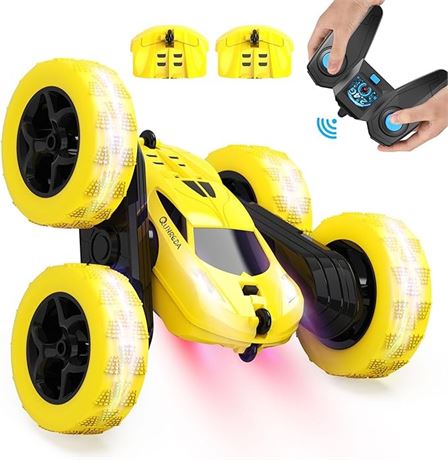QUNREDA RC Car Toys for 6-12 Year Old Boys, Off Road RC Stunt Car 4WD 360° Rotat