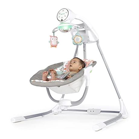Ingenuity InLighten 5-Speed Baby Swing Swivel Infant Seat Na...