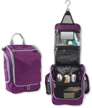 MED - LL Bean Hanging Personal Organizer Toiletry Travel Bag