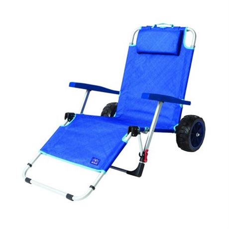 Mac Sport 2-in-1 Beach Camping Folding Lounger Chair & Wa...