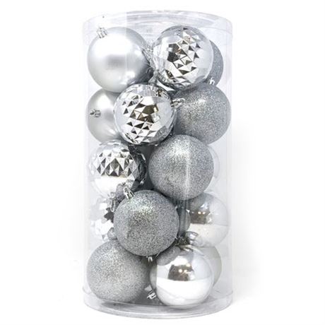 Allgala 20 PK 3 Inch (8CM) Large Christmas Ornament Balls...