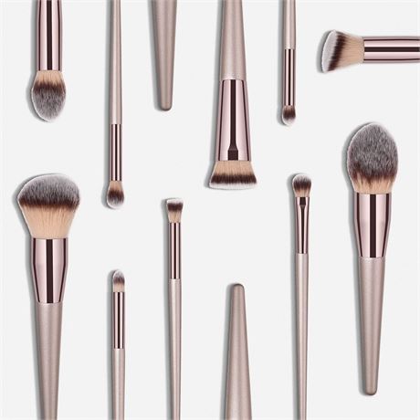 10Pcs x 2 packs - Professional Makeup Brush Set Premium Synthetic