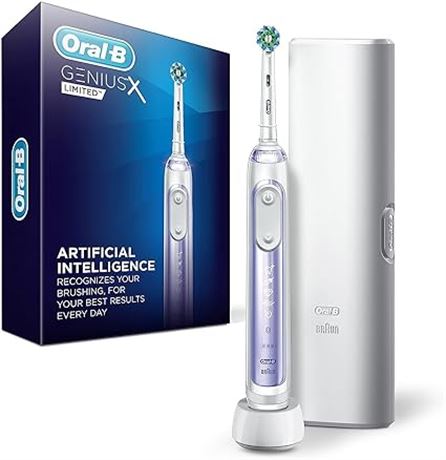 Oral-B GENIUS X LIMITED, Rechargeable Electric Toothbrush with Artificial Intell