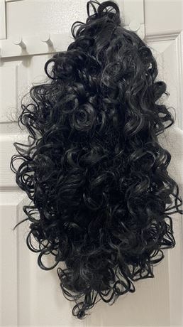Queen’s Choice Black Hair Wig with Wig Cap