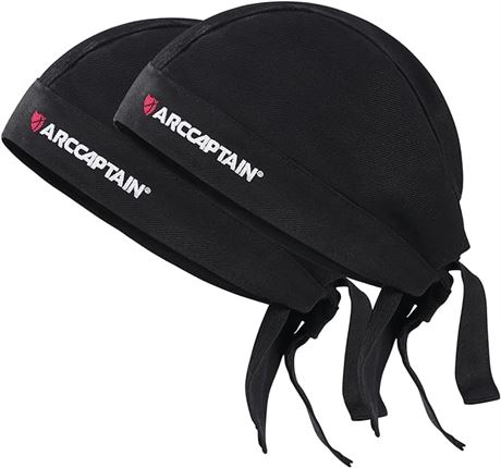 ARCCAPTAIN 2 Pcs Welding Cap, Protective Welders Cap, Welding Hat