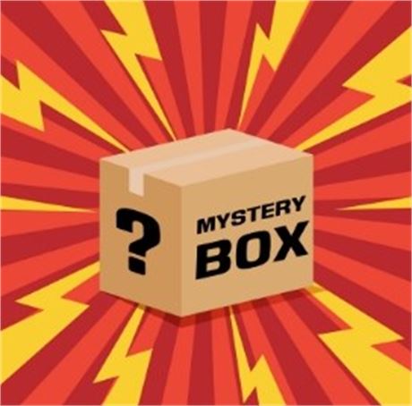 MYSTERY BOX, VARIETY OF ITEMS EQUALING $650+