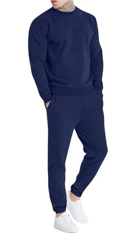 XXXL, Uni Clau Men's Casual Tracksuit Athletic Sweatsuits Long Sleeve 2 Piece Ou