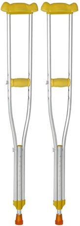 Non-Slip Aluminum Height Adjustable Telescopic axillary Crutches