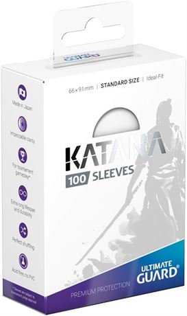 Ultimate Guard - Katana Sleeves Standard Size (Clear), Transparent