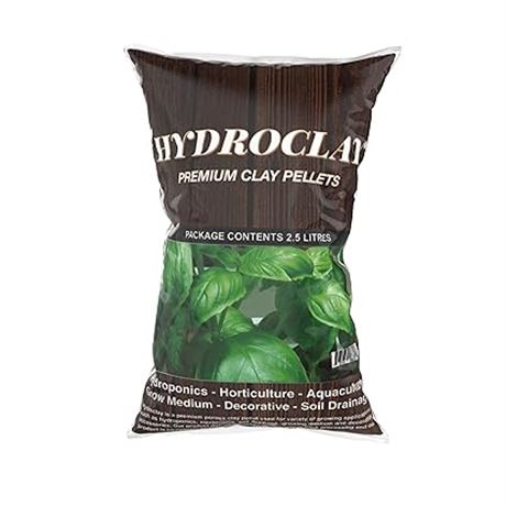 Hydroclay Premium 2.5L Hydroponics Clay Pellets Subst...