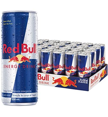 Red Bull - Regular Energy Drink - 250 Ml -, Pack of 24