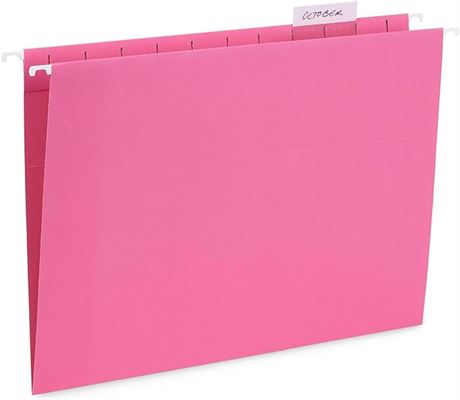 Blue Summit Supplies Hanging File Folders, 25 Reinforced Hang Folders, Designed