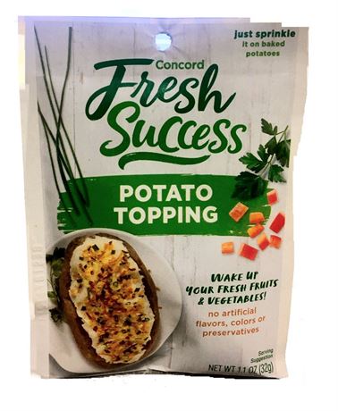 1.1oz Packet (Pack of 4) Concord Foods, Potato Topping, Original