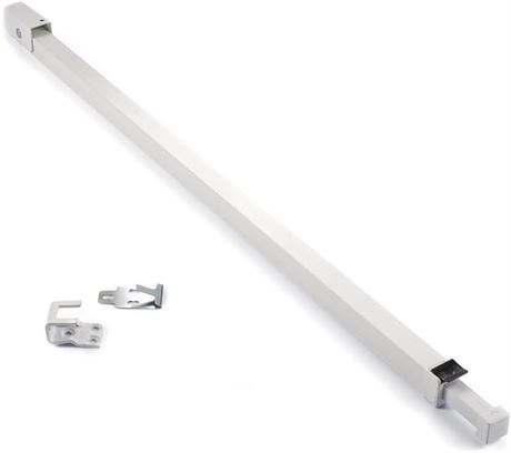 25.75-47.5 Inches - Ideal Security Sliding Door Security Bar with Childproof Loc