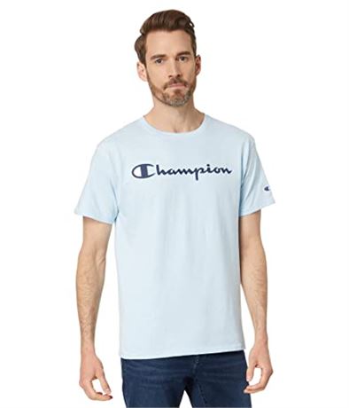 SIZE: L Men's Champion Classic Graphic Cut Off Muscle Crew N...