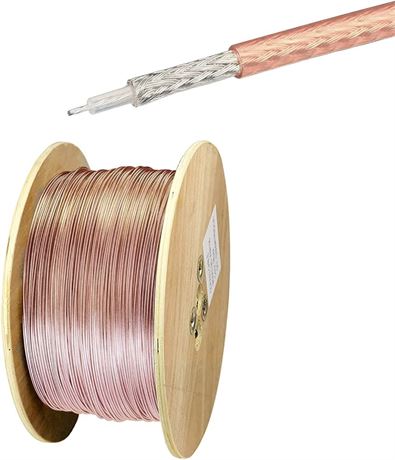 Superbat RG178 Coax Coaxial Cable 15ft 50 Ohm Low Loss Cord for Antennas Cable Microwave Radio Project etc.