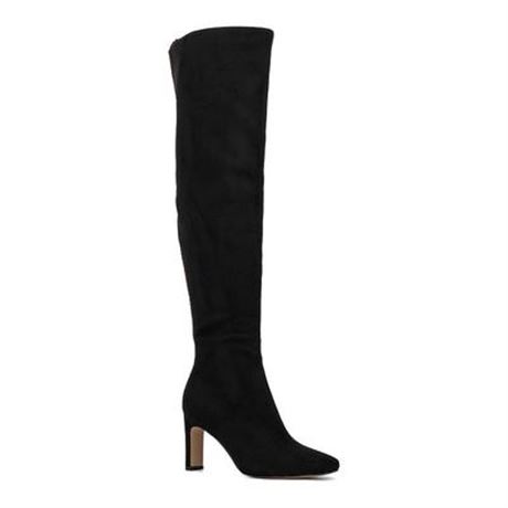 US7,  Gabrielle Union Illisa Women's Thigh-High Boots, Size: 7, Black
