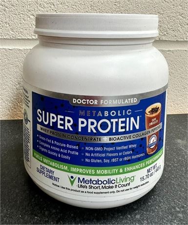 432g - DOCTOR FORMULATED Metabolic Super Protein Plus Bioactive Collagen Peptide