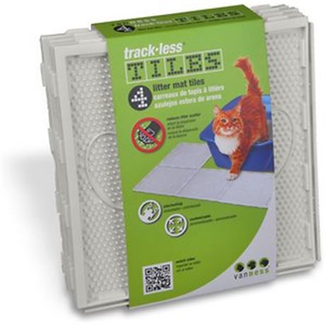 Van Ness Pet Products Track-Less Litter Mat Tiles