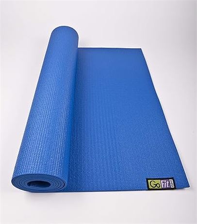68" L x 24"W - GoFit Yoga Mat with Foam Non-Slip for Yoga, Pilates, Stretching,
