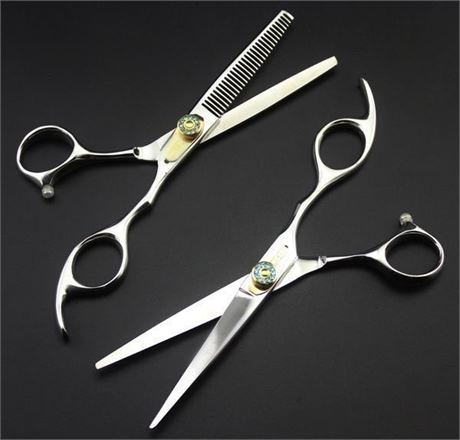 High-end professional hairdresser 6 inch Steel hairdressing scissors- pack of 59