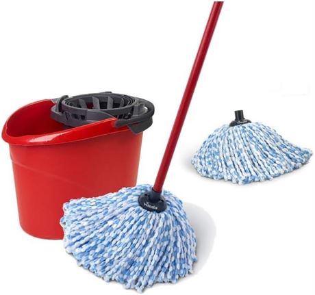 Vileda SuperMop and Bucket Set with 1 Extra Refill