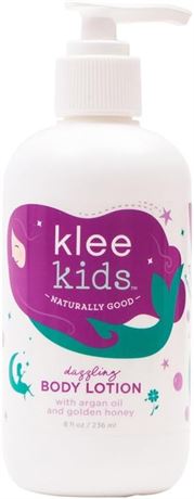 Luna Star Naturals Klee Kids Dazzling Body Lotion with Argan Oil and Honey, 8 OZ