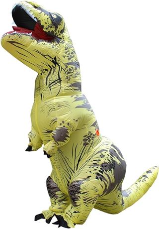 Adult Size Inflatable Dinosaur Costume, Blow Up T-rex Dino...