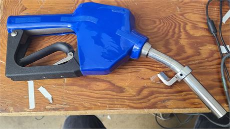 Automatic Fuel Nozzle for Unleaded Fueling BLUE
