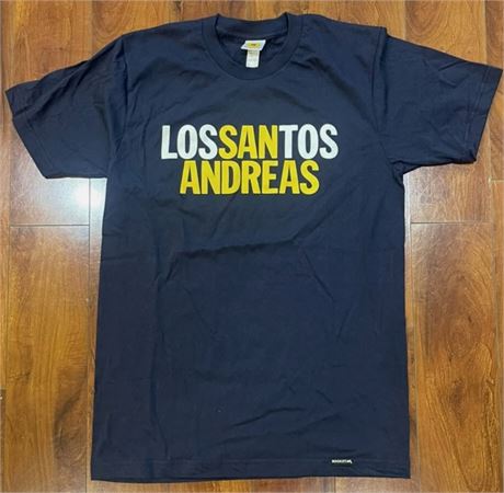 Grand Theft Auto Rockstar LOSSANTOS ANDREAS T-Shirt - Size: XL