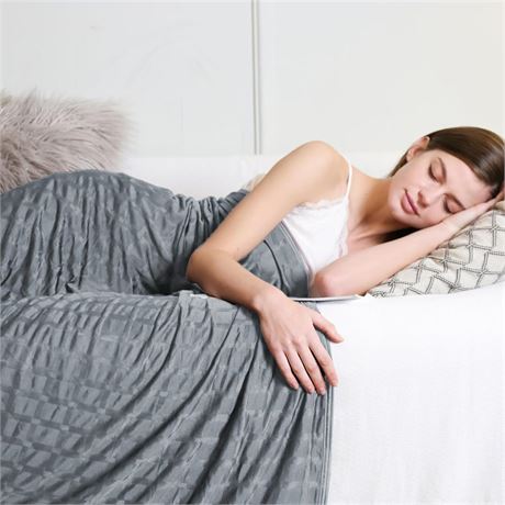 Elegear Cooling Blanket for Hot Sleepers, Absorbs Heat to Keep Cool on Warm Nigh